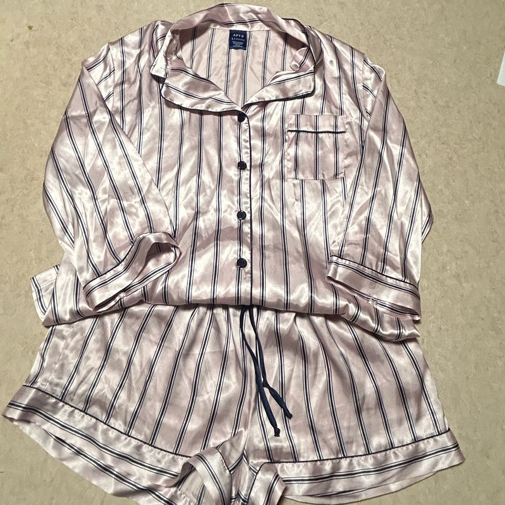 Satin pajama set